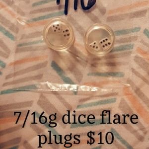 7/16g Dice Plugs